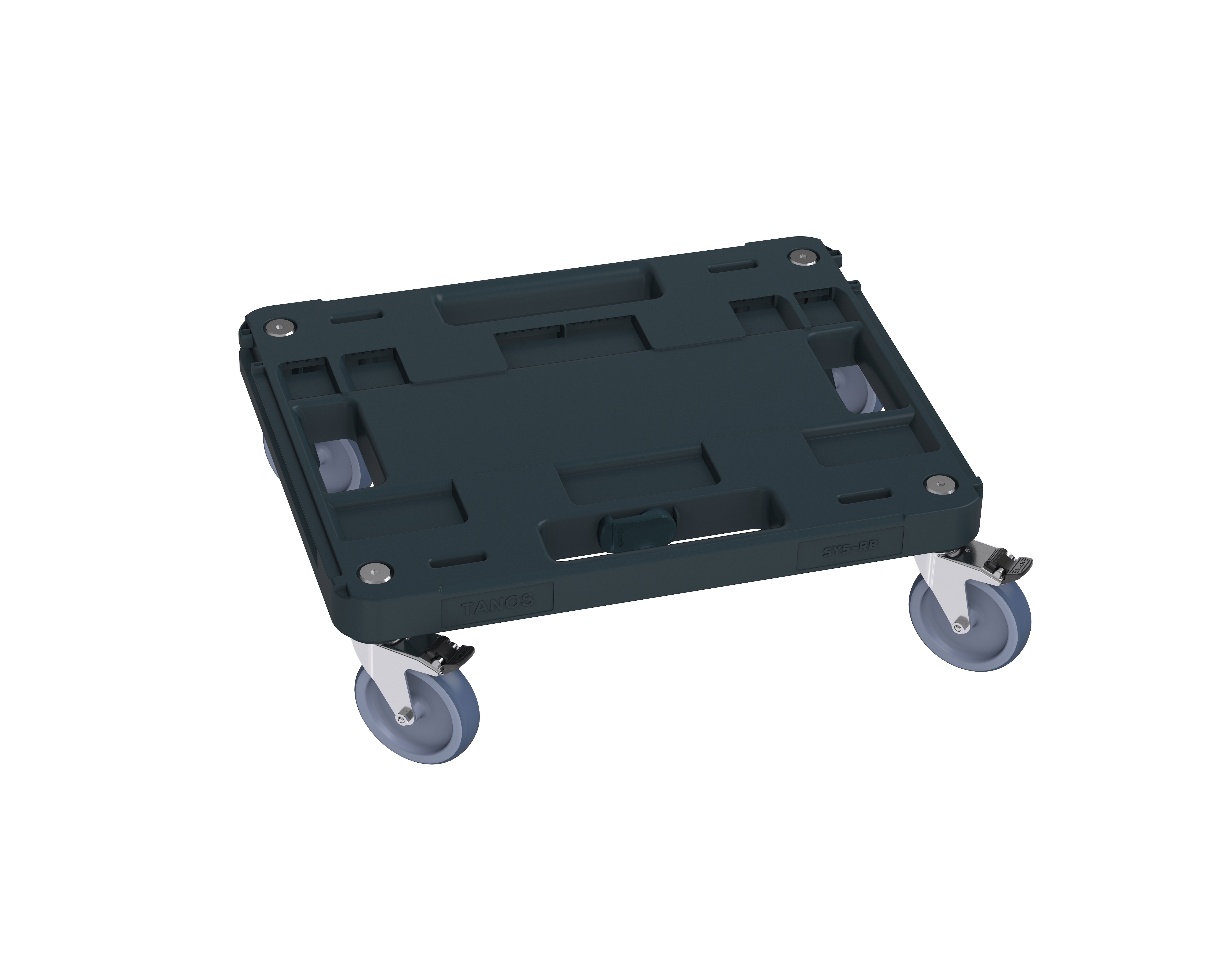 Systainer3 cart provides wheels for storage system.