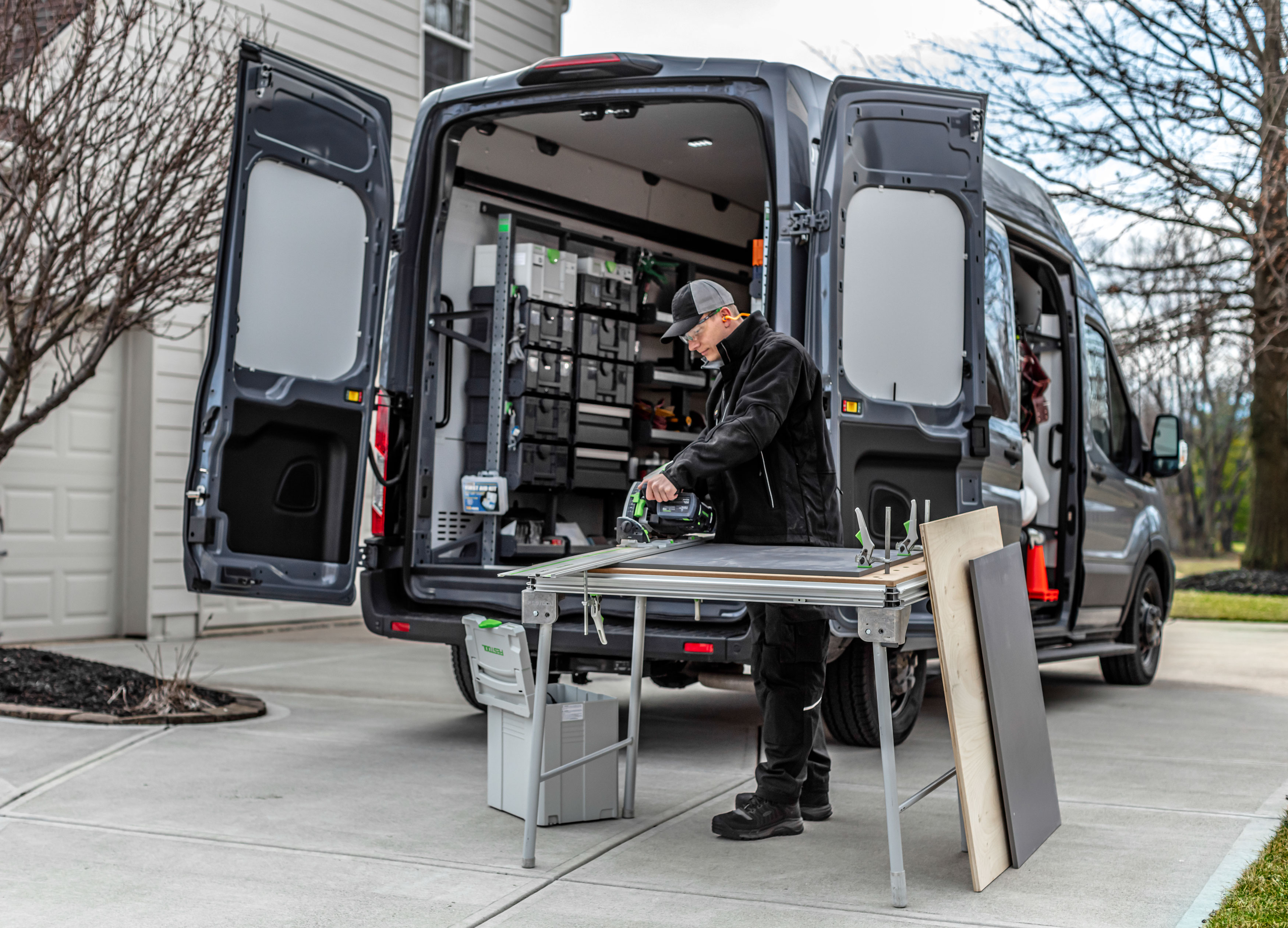 Van Shelving solution specifically for woodworkers.